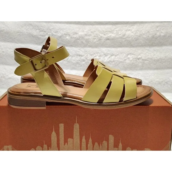 Miz Mooz Leather Fisherman Ankle Strap Sandals - Sabby Women's Sz US 7.5-8 EU 38 - Picture 2 of 8